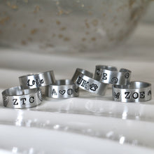Load image into Gallery viewer, Customizable Hand Stamped Ring
