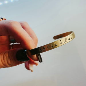 Gold Customizable Bracelet